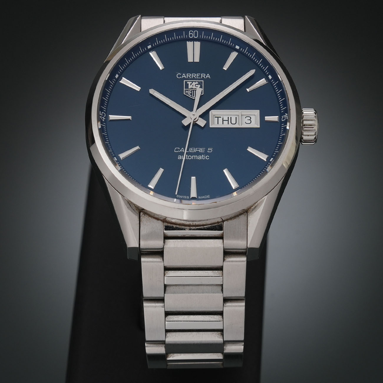 TAG HEUER(USED)태그호이어 까레라 데이데이트 스틸 WAR201E
